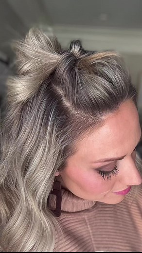 A step-up from the basic topsy tail❣️ (Getting BLONDER tomorrow and I can’t wait! Woohoo!!) #hairreels #reelhair #finehair #finehairstyles #finehairproblems #easyhair #hair #hairstyles #haircut #haircolor #thinhair #thinhairstyles #hairinspo #hairoftheday #halfuphair #beauty #makeup #hairideas #hairvideo