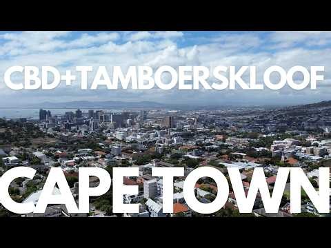 Cape Town from Above – CBD & Tamboerskloof 4K Drone. South Africa.
