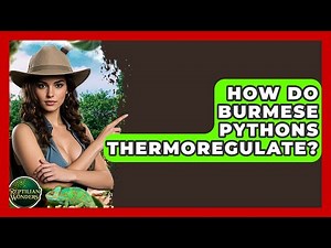 How Do Burmese Pythons Thermoregulate? - Reptilian Wonders