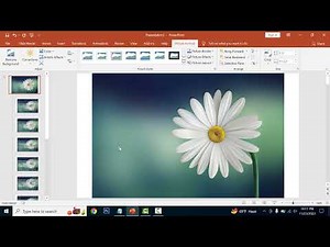 How to add image in footer in PowerPoint