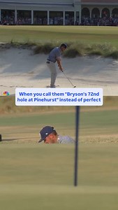 Bryson DeChambeau’s up-and-down from the sand was an all-time U.S. Open moment. 🏆🙌 | Golf Channel
