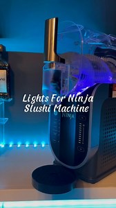 These Led lights look cool in the slushi machine. Great for a party or bar vibe! Ninja Kitchen #ninja #ninjaslushi | Rekina Brinkley