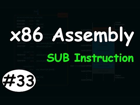 x86 Assembly #33 - SUB Instruction #1