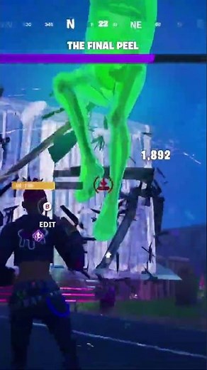 the final peel exploding builds 🤫 #fortnite