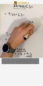 Solving 2x × 4.65 × 6.3: Decimal Multiplication #Math #AssociativeProperty