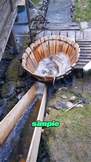 It’s a traditional clothes washing machine #knowledge #knowledgeocean #fypシ゚ #facts #washingmachine