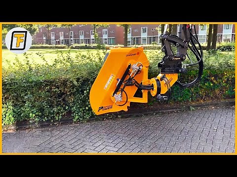 How OVERGROWN HEDGES get shaped so PERFECTLY ! - Satisfying Hedge Trimming & Grass Cutting Machines