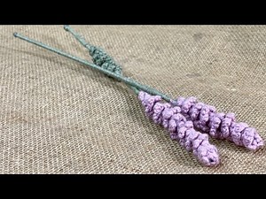 How Crochet lavender flower| tutorial for beginners Easy step by step|