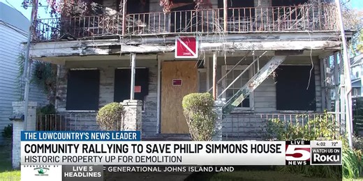 VIDEO: Community rallying to save Philip Simmons House up for demolition
