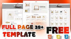 Ecommerce Template HTML - FREE