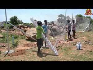 How to 8 Feet L channel Angle Install | 6 Feet Chain Link Fencing Install | PMC FENCING