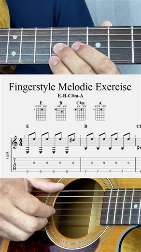 5.7K views · 93 reactions | Check out this riff! Fingerstyle chords and melody! Great fingerpicking exercise! #reels #beautifulmusic #guitar #chords #fingerstyle #relaxingmusic #beautifulguitar #fingerstyleguitar #coolchords #chordprogression #popguitar #fingerpickingguitar #learnguitar #fingerpicking | LaPain Music | Facebook