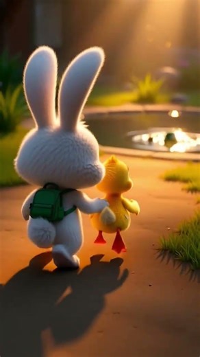 Cute Baby Duck Gets Scared 🐥💛 | Kids Cartoon Short