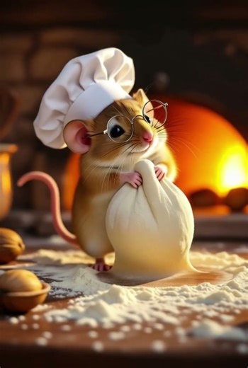 The Smart Mouse Baker 👓🐭 | Tiny Bakery Magic in Action!