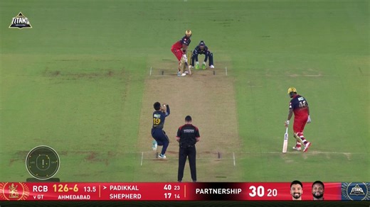 • Look at Rashid Khan’s reaction after Padikkal’s wicket! 👀• Look at Jason Holder after getting Romario 🤯• Even the fielders are fully pumped 💀Virat Kohli once said: If you give it, you gotta take it. And today GT are giving it back with interest