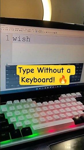 Type Without a Keyboard! 🔥 Secret Windows Shortcut You Must Know