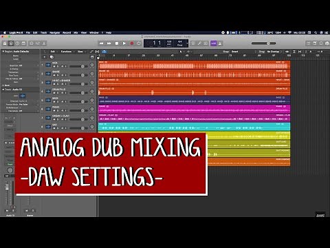 DUB MIXING Tutorial - [DAW SETTINGS] - Part 1 - Logic Pro X
