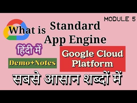 Full DEMO of Standard App Engine in Google Cloud Platform in Hindi | google cloud platform tutorial