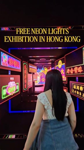FREE Neon Lights Exhibition in Hong Kong 🇭🇰 | Old HK Neon Signs Come Back to Life