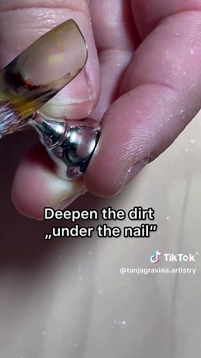 Rotting Bacteria Nail Art Tutorial Using Alcohol Inks