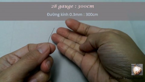 How to make snake ear cuff from copper wire - full version (slow) 297