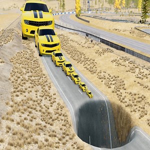 30K views · 176 reactions | Giant & Small Bumblebee vs Giant Pit | Beamng Game | Facebook