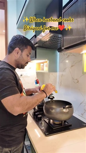 എന്റെ ബിരിയാണി ഷെഫ് 👨‍🍳 #food #biriyani #husbandwife #youtubeshorts #muttonbiryani #sundayspecial