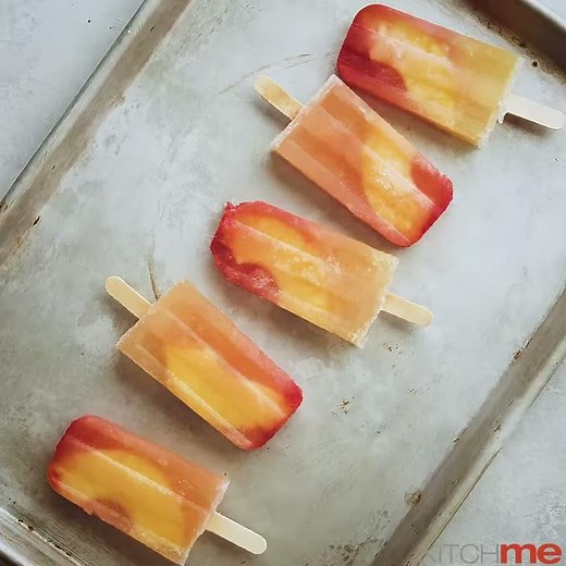 Tequila Sunrise Popsicles