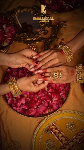 Rama Krishna Jewellers on Instagram: "Giggles, twirls & a little golden magic ✨ Adorning traditions, sharing smiles, and celebrating friendship with Shubh Swarnam. Temple jewels that carry blessings, beauty, and a whole lot of joy. CENTRAL MARKET Contact: 9599995999 #Ramakrishna #ShubhSwarnam #DivineGold #TempleJewels #HeritageCrafted #GoldenAura #LuxuryJewels #PremiumElegance #CelestialDesigns #TraditionInGold #TimelessAdornments"