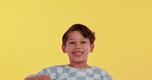 Little Boy Advertising Pointing Notification Alert Stock Footage Video (100% Royalty-free) 3539023297 | Shutterstock