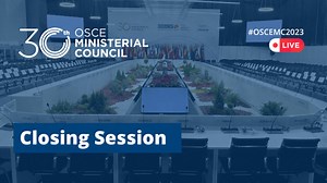 🔴 Watch LIVE: The closing session of the 30th OSCE Ministerial Council in Skopje 🇲🇰 🔗 https://www.osce.org/live Follow #OSCEMC2023 | OSCE – The Organization for Security and Co-operation in Europe