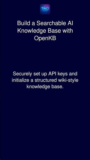 Build a Searchable AI Knowledge Base with OpenKB