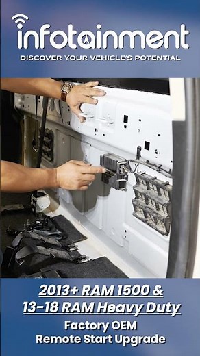 2013+ RAM 1500 & 13-18 RAM HD Remote Start Upgrade - Infotainment.com