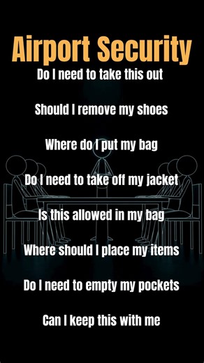 Airport Security Say This Instead