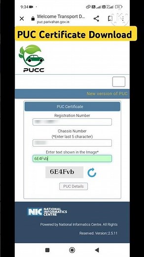 How to Download PUC Certificate Online in 2024?