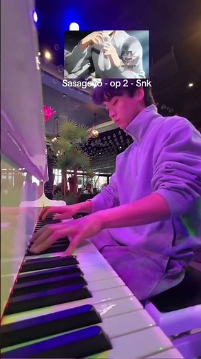 Follow @awalbrok ! Des gens ont chantés SASAGEYO[Piano Performance]#piano #snk #anime #opening
