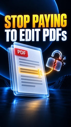 This Free PDF Editor Actually Edits Text ✏️