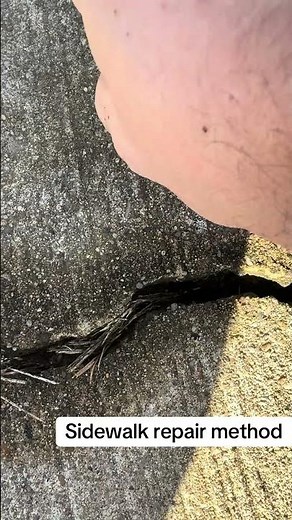How to repair a sidewalk! (Easiest Method)