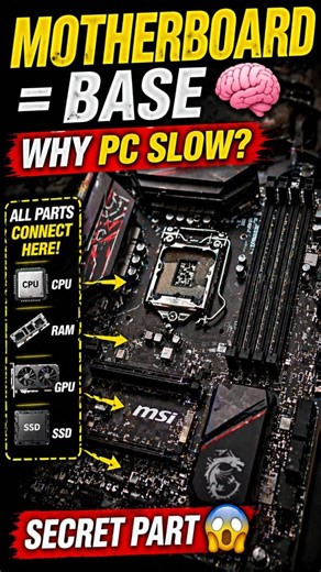 Why Your PC is Slow? 😳 Motherboard Secret!