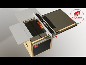 How to make Amazing Woodworking Table Saw with perfect fence - dewalt table saw