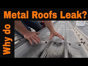 "How to Fix Metal Roof Leaks: Stop Leaks at Screws & Seams"