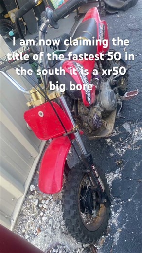 Claiming title for fastest 50 in the south #pitbike #pitbikes #pitbikelife #dirtbike