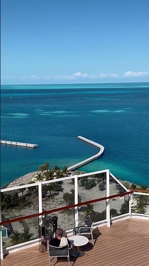 Seascape cruise, on accoste à Océan Cay #seascape #msc #mscseascape #oceancay #cruiseship