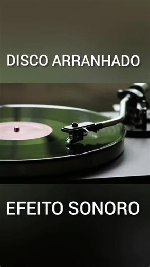 Efeito Sonoro de Disco Arranhado para Remix