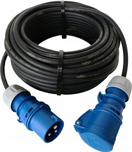 CEE Camping Verlengsnoer - 20 meter - Neopreen - 3P - 2.5 - IP44 - Verlengkabel | bol