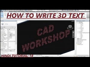 Revit Hindi Tutorial: 18 || How to write Text in Revit