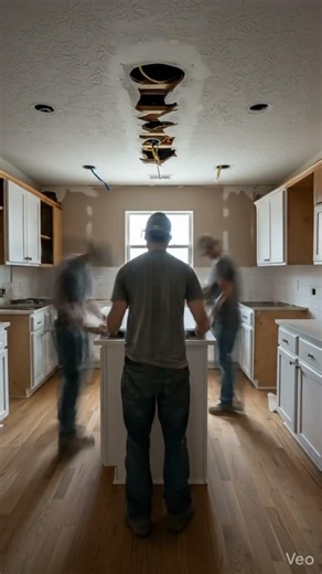 1980s Kitchen Transformation Timelapse 🔨✨ #Renovation #BeforeAfter #KitchenRemodel