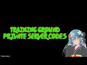 Free Training Ground Private Server Codes! Shindo Life
