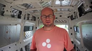 Putting up the ceiling in our VW Crafter VAN CONVERSION