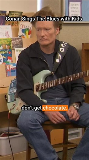 Team Coco on Instagram: "Conan writes a Blues song for kids. #CONAN"